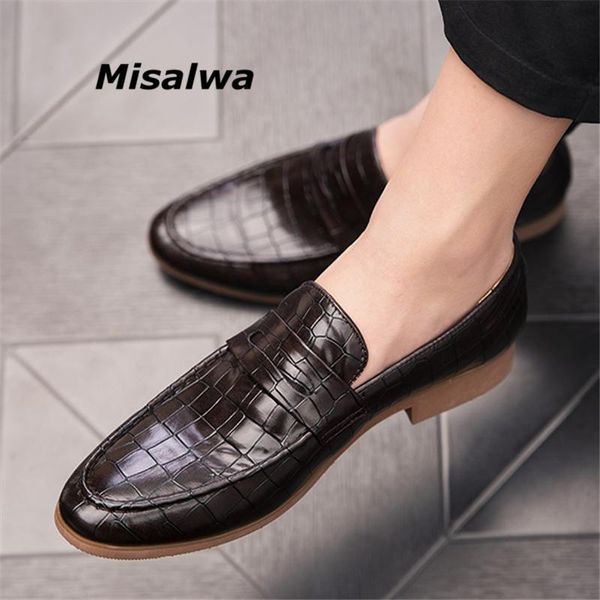 misalwa 38-47 summer men fashion loafers british gentleman dress formal pu leather shoes pointed toe casual mocasines oxfords, Black
misalwa 38-47 summer men fashion loafers british gentleman dress formal pu leather shoes pointed toe casual mocasines oxfords, Black