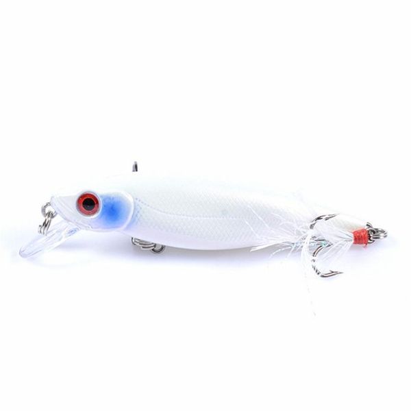 1pcs floating minnow fishing lure 8.6cm/9.1g hard plastic artificial bait with feather pesca jig wobblers crankbait c qyljrg
1pcs floating minnow fishing lure 8.6cm/9.1g hard plastic artificial bait with feather pesca jig wobblers crankbait c qyljrg