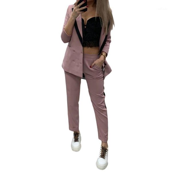 taotrees elegant double breasted women pants suit notched collar blazer jacket & trouser slim set business suits1, White
taotrees elegant double breasted women pants suit notched collar blazer jacket & trouser slim set business suits1, White