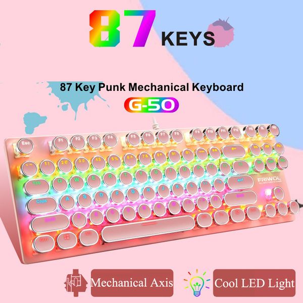 gaming keyboard with green switch for notebook pc mechanical keyboard 87 keys wired usb rgb backlit for e-sport gaimg
gaming keyboard with green switch for notebook pc mechanical keyboard 87 keys wired usb rgb backlit for e-sport gaimg