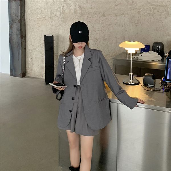 with enjuna1515 fashion casual suit shorts autumn women suit temperament new two shorts and shortspiece set 6bhyt, Gray
with enjuna1515 fashion casual suit shorts autumn women suit temperament new two shorts and shortspiece set 6bhyt, Gray
