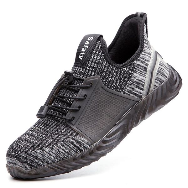 wenyujh men vulcanized steel toe work safety shoes breathable sneakers puncture proof mesh boots comfortable industrial shoes, Black
wenyujh men vulcanized steel toe work safety shoes breathable sneakers puncture proof mesh boots comfortable industrial shoes, Black