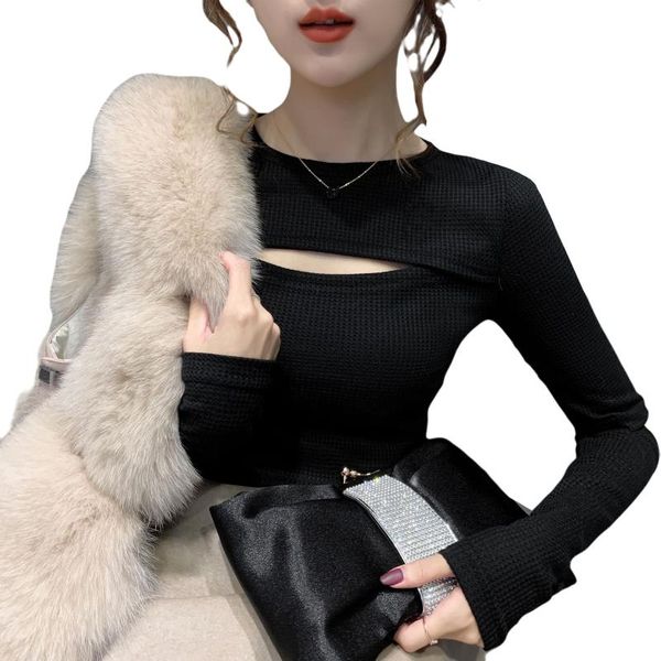 women's blouses & shirts long sleeve hollow sweater style fashion pullover multicolor black khaki blue s//l/xl, White
women's blouses & shirts long sleeve hollow sweater style fashion pullover multicolor black khaki blue s//l/xl, White