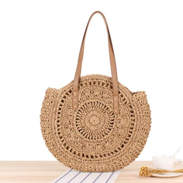 japan and south korea new simple round shoulder straw bag woven beach woven bag fashion women's straw
japan and south korea new simple round shoulder straw bag woven beach woven bag fashion women's straw