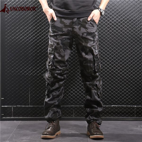 camouflage cargo pants men multi pocket cotton military camo pants army track trousers male streetwear overalls pantalon homme 201110, Black
camouflage cargo pants men multi pocket cotton military camo pants army track trousers male streetwear overalls pantalon homme 201110, Black