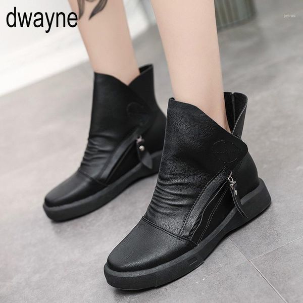 boots fashion women ankle soft flat shoes comfortable lace up zipper classic ghn891, Black
boots fashion women ankle soft flat shoes comfortable lace up zipper classic ghn891, Black