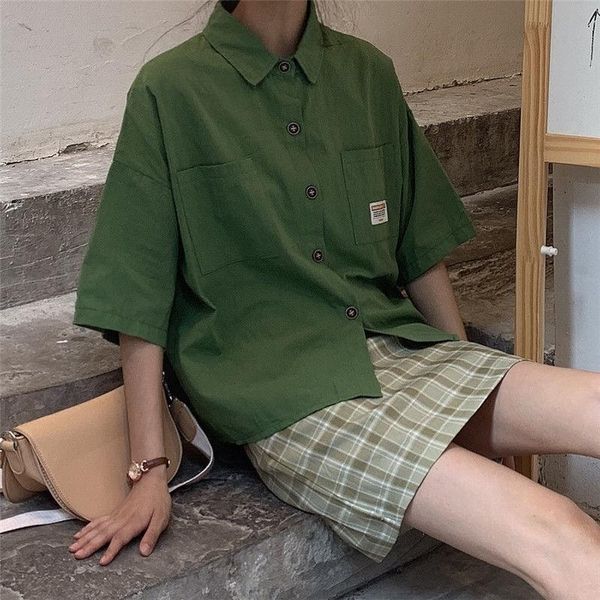 женские блузки половина рукава поворота dpwn воротник сплошные летние карманы bf streetwear студенты свободно шикарные все матча винтажные т, White;black
женские блузки половина рукава поворота dpwn воротник сплошные летние карманы bf streetwear студенты свободно шикарные все матча винтажные т, White;black