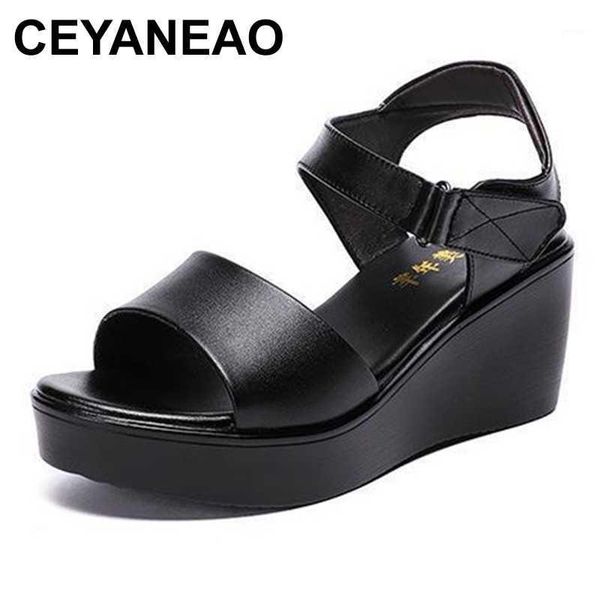 ceyaneao 2020 summer women wedge sandals 6cm medium heel comfortable platform sandals black red white1
ceyaneao 2020 summer women wedge sandals 6cm medium heel comfortable platform sandals black red white1