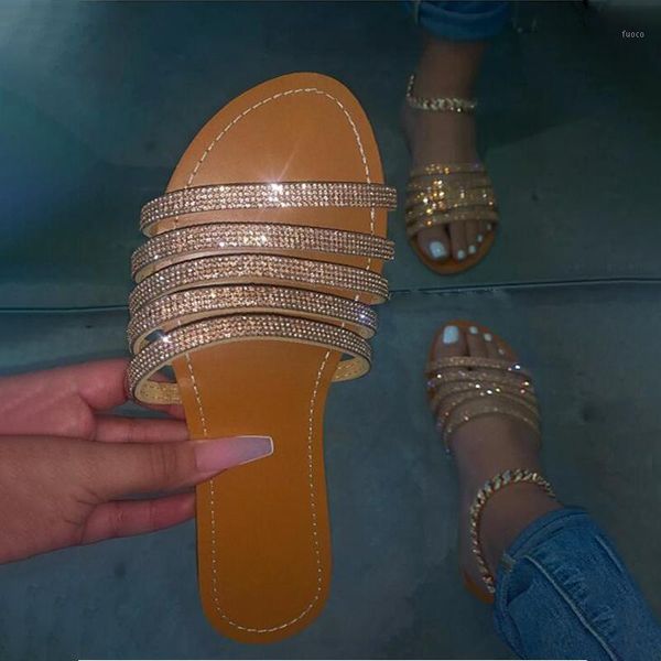 slippers woman summer glitter ladies open toe sewing crystal non slip flat shoes fashion casual female 2021 1, Black
slippers woman summer glitter ladies open toe sewing crystal non slip flat shoes fashion casual female 2021 1, Black