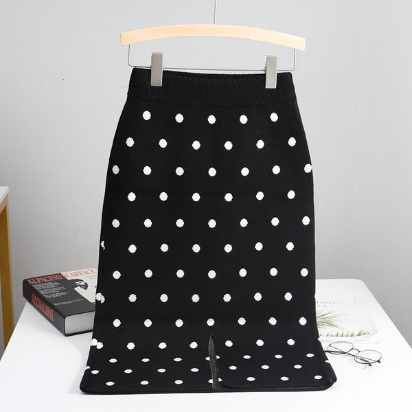 2021 new thick autumn winter women skirts high elastic polk dot long knitted sweater skirt warm female black pencil ob6t
2021 new thick autumn winter women skirts high elastic polk dot long knitted sweater skirt warm female black pencil ob6t