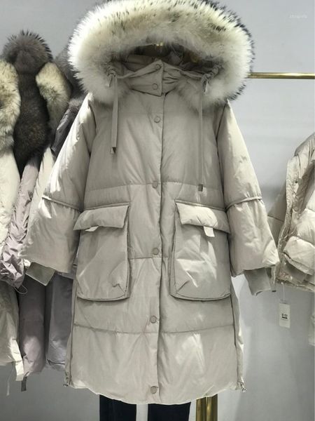 2020 new women's korean super large feather collar zipper crimping loose version miso down jacket1, Black
2020 new women's korean super large feather collar zipper crimping loose version miso down jacket1, Black