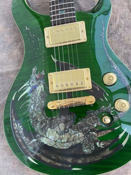 green dragon pattern six string prs electric guitar. our store can customize any style of electric guitar and bass guitar
green dragon pattern six string prs electric guitar. our store can customize any style of electric guitar and bass guitar