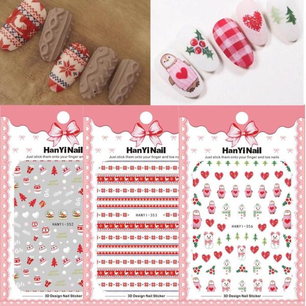stickers & decals 1pcs christmas 3d designs nail art sticker santa claus snowman self-adhesive year xmas manicure transfer, Black
stickers & decals 1pcs christmas 3d designs nail art sticker santa claus snowman self-adhesive year xmas manicure transfer, Black