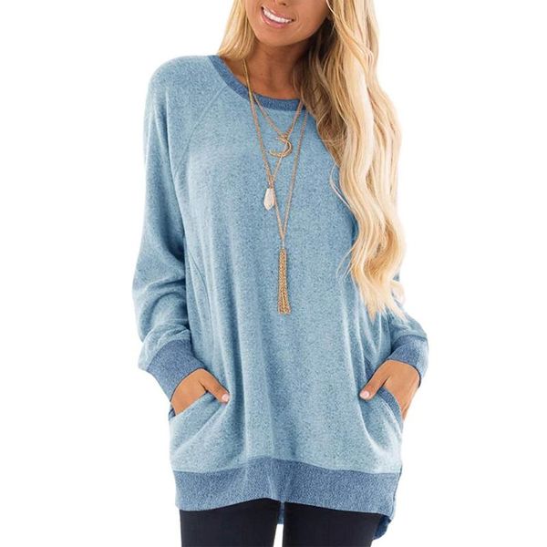 women casual long sleeve round neck pocket t shirts sweatshirt long-sleeved contrast t-shirt, round neck pocket sweater, long, White;black
women casual long sleeve round neck pocket t shirts sweatshirt long-sleeved contrast t-shirt, round neck pocket sweater, long, White;black