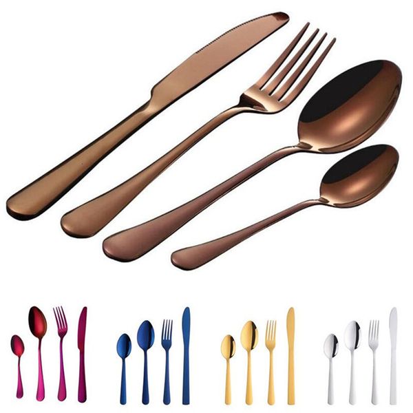 4pcs stainless steel dinnerware elegant flatware cutlery set dinner knives spoons forks tableware for kitchen
4pcs stainless steel dinnerware elegant flatware cutlery set dinner knives spoons forks tableware for kitchen