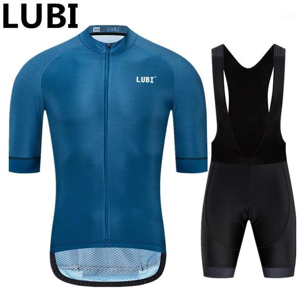 2020 lubi 7 colors men summer cycling jersey bib short set wear high density sponge pad mtb clothes kits bike clothing road suit1, Black;blue
2020 lubi 7 colors men summer cycling jersey bib short set wear high density sponge pad mtb clothes kits bike clothing road suit1, Black;blue