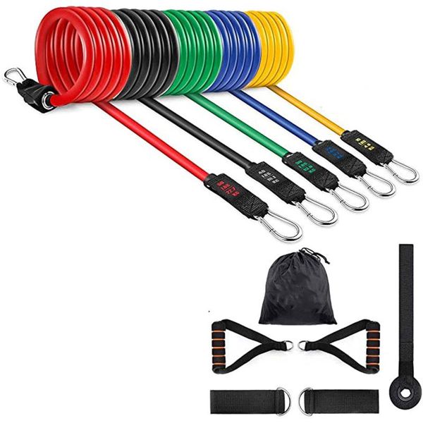 11pcs/set latex resistance bands crossfit training exercise yoga tubes pull rope rubber expander elastic bands fitness equipment
11pcs/set latex resistance bands crossfit training exercise yoga tubes pull rope rubber expander elastic bands fitness equipment