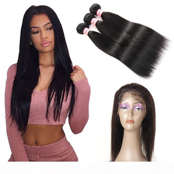 pre plucked 360 lace frontal with bundles brazilian virgin human hair body wave straight hair 3 bundles with frontal closure, Black;brown
pre plucked 360 lace frontal with bundles brazilian virgin human hair body wave straight hair 3 bundles with frontal closure, Black;brown
