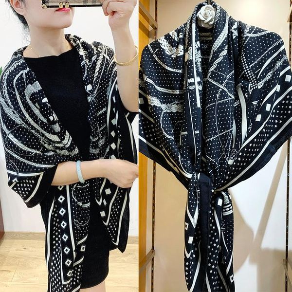 brand new designer pure silk cashmere 140 square scarf scarves warm cashmere scarves shawls neck bandana classic, Blue;gray
brand new designer pure silk cashmere 140 square scarf scarves warm cashmere scarves shawls neck bandana classic, Blue;gray