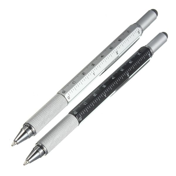 Creative Metal Multifunctional Ballpoint Pen with Screwdriver Ruler Level Touch Screen Stylus Tool Stationery Office School, Blue;orange
Creative Metal Multifunctional Ballpoint Pen with Screwdriver Ruler Level Touch Screen Stylus Tool Stationery Office School, Blue;orange