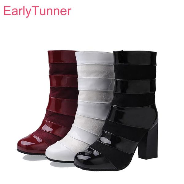 sale brand new autumn red white women mid calf wedding boots high heels lady dress shoes eh108 plus big small size 11 32 43 47, Black
sale brand new autumn red white women mid calf wedding boots high heels lady dress shoes eh108 plus big small size 11 32 43 47, Black