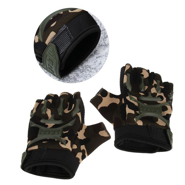 1 pair kids sports half finger mountain climbing cycling gloves for children outdoor army green, Blue;gray
1 pair kids sports half finger mountain climbing cycling gloves for children outdoor army green, Blue;gray