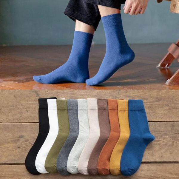 men's socks 9 pairs men autumn winter solid color thermal vintage cotton casual mid-tube thermo sock for male, Black
men's socks 9 pairs men autumn winter solid color thermal vintage cotton casual mid-tube thermo sock for male, Black