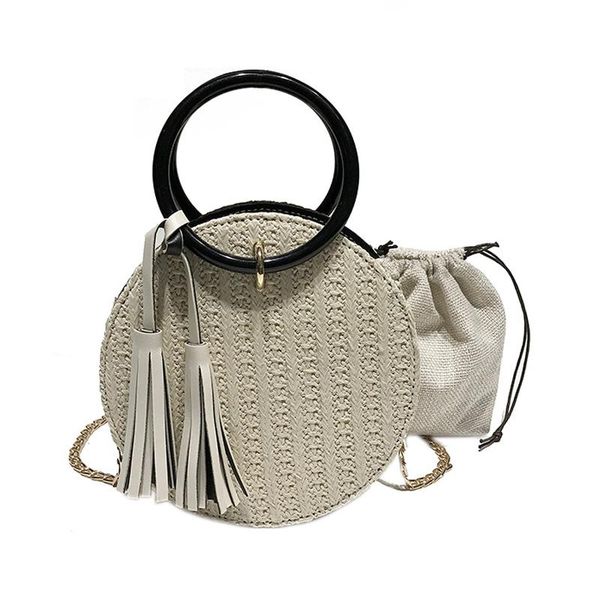 dcos-women handmade round beach shoulder bag circle straw bags summer woven rattan handbags women messenger bags(white
dcos-women handmade round beach shoulder bag circle straw bags summer woven rattan handbags women messenger bags(white