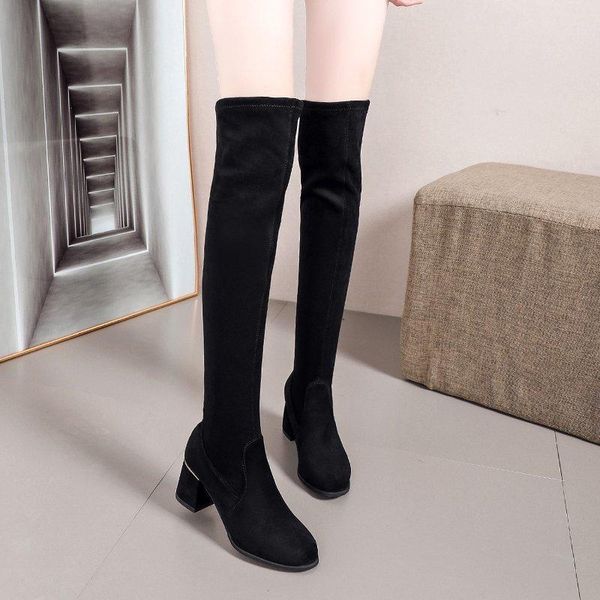 black over the knee boots slim women shoes suede thigh high boots heels winter long with high heels botines mujer 2020
black over the knee boots slim women shoes suede thigh high boots heels winter long with high heels botines mujer 2020