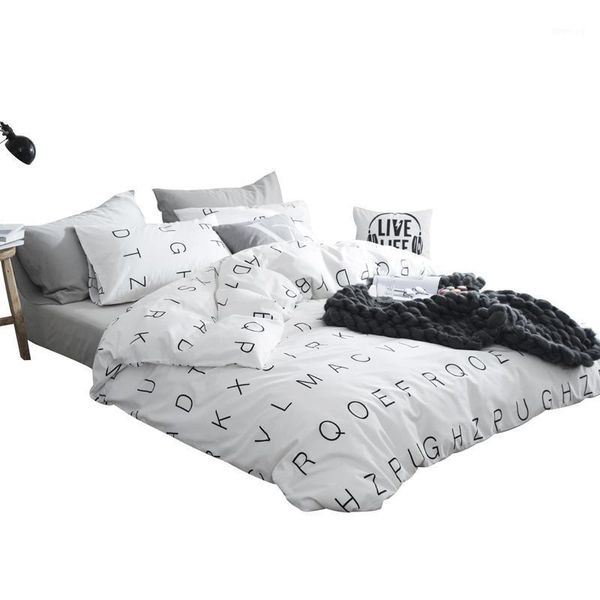 50 simple 100% cotton the letter printing duvet cover pillowcase 3pcs black and white bedding set1
50 simple 100% cotton the letter printing duvet cover pillowcase 3pcs black and white bedding set1
