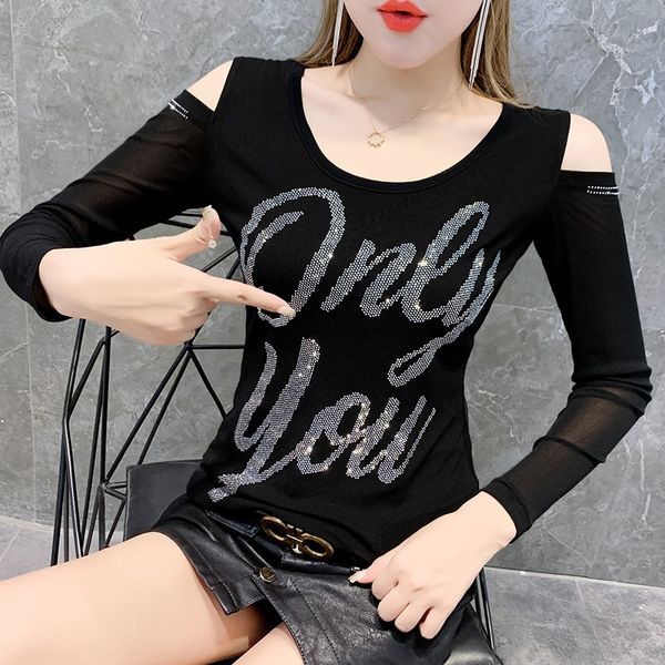 3gphj 2020 autumn technology heavy show drill double layer thin women's t-shirtshoulder back bottoming shirt long me mesh clotht-shir, White
3gphj 2020 autumn technology heavy show drill double layer thin women's t-shirtshoulder back bottoming shirt long me mesh clotht-shir, White