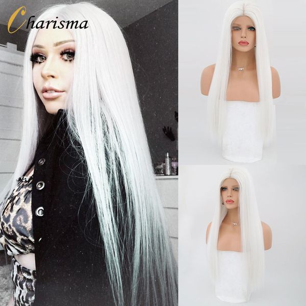 costume accessories silky straight synthetic lace front wig soft synthetic hair lace wigs for women natural hairline white wig cosplay, Silver
costume accessories silky straight synthetic lace front wig soft synthetic hair lace wigs for women natural hairline white wig cosplay, Silver