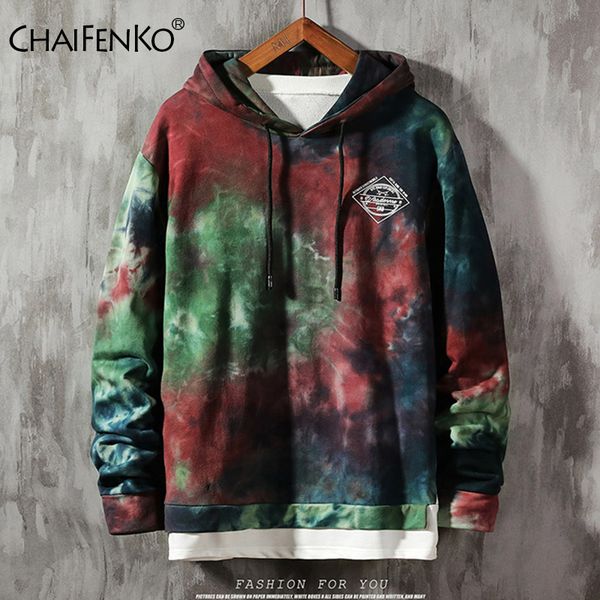 chaifenko 2020 new winter oversized loose men's hoodies tie dye hip hop sweatshirt male harajuku japanese streetwear hoodie men q1105, Black
chaifenko 2020 new winter oversized loose men's hoodies tie dye hip hop sweatshirt male harajuku japanese streetwear hoodie men q1105, Black