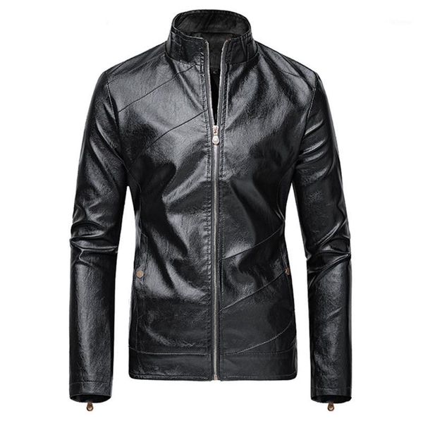 2019 fashion motorcycle leather jacket men leather coat casual slim coats with zipper man outerwear stand collar jackets jaqueta1, Black
2019 fashion motorcycle leather jacket men leather coat casual slim coats with zipper man outerwear stand collar jackets jaqueta1, Black