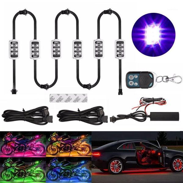 motorcycle/car atmosphere light 6 rgb 36 led with wireless remote control smart brake lights moto decorative strip neon lamp kit1
motorcycle/car atmosphere light 6 rgb 36 led with wireless remote control smart brake lights moto decorative strip neon lamp kit1