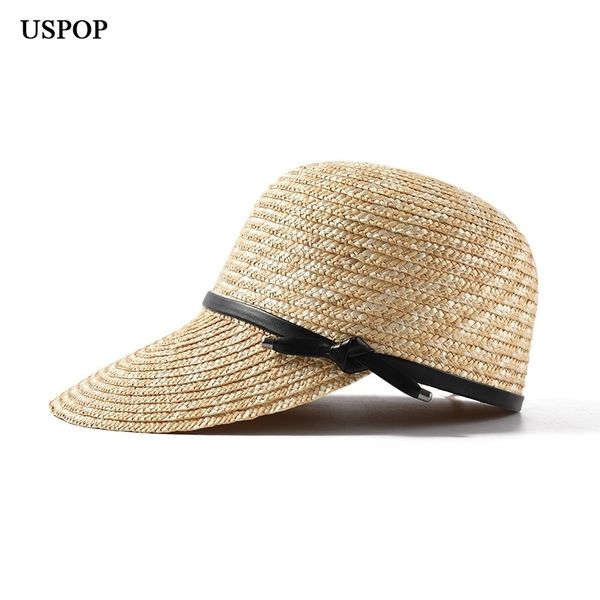 uspop new women visor sun hats female wide brim straw hat summer casual shade beach cap casual leather bow sun hats t200602, Blue;gray
uspop new women visor sun hats female wide brim straw hat summer casual shade beach cap casual leather bow sun hats t200602, Blue;gray