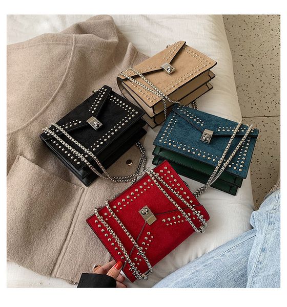 crossbody bags small designer woman 2020 new fashion messenger bag chains shoulder bag rivets square pu handbag 
crossbody bags small designer woman 2020 new fashion messenger bag chains shoulder bag rivets square pu handbag