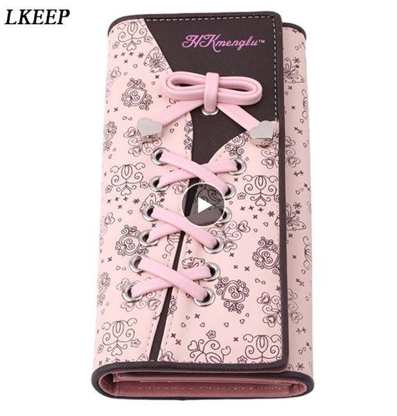 new shoelace style pocket long wallet pu leather multi-functional wallet women coin purse card holders clutch female wallets purse, Black
new shoelace style pocket long wallet pu leather multi-functional wallet women coin purse card holders clutch female wallets purse, Black