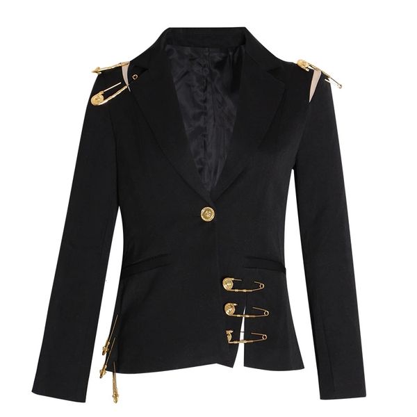 2020 united states women spring autumn black hollow out spliced jacket fashion long sleeve women coat women's small suit jacket, White;black
2020 united states women spring autumn black hollow out spliced jacket fashion long sleeve women coat women's small suit jacket, White;black
