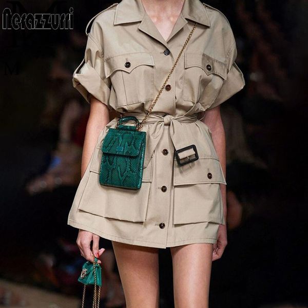 nerazzurri khaki trench coat for women with many pockets short sleeve sashes safari style plus size women clothes 2020 fashion 1028, Tan;black
nerazzurri khaki trench coat for women with many pockets short sleeve sashes safari style plus size women clothes 2020 fashion 1028, Tan;black