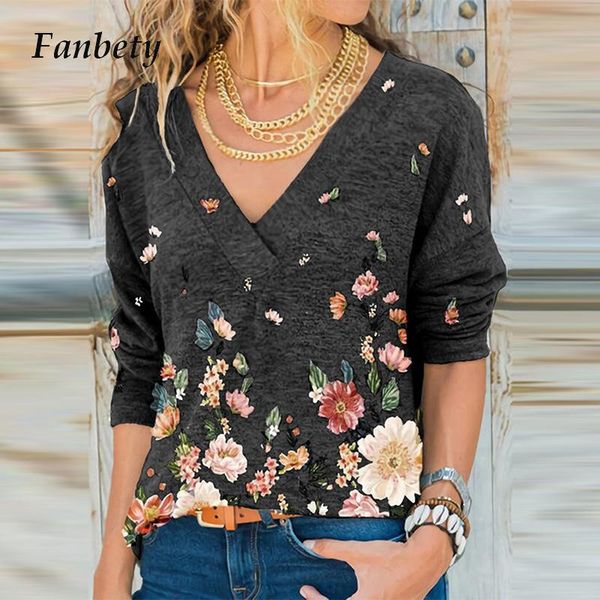 women elegant flower print v neck blouse shirt autumn casual long sleeve pullover office ladies retro plus size shirt blusa, White
women elegant flower print v neck blouse shirt autumn casual long sleeve pullover office ladies retro plus size shirt blusa, White