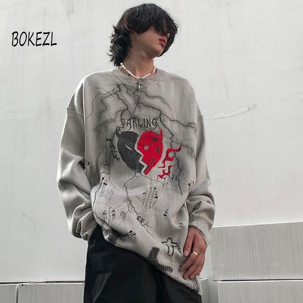destroyed ripped holes graffiti knitted sweater men pullover long sleeve o-neck oversize winter sweater streetwear autumn jumper1, White;black
destroyed ripped holes graffiti knitted sweater men pullover long sleeve o-neck oversize winter sweater streetwear autumn jumper1, White;black