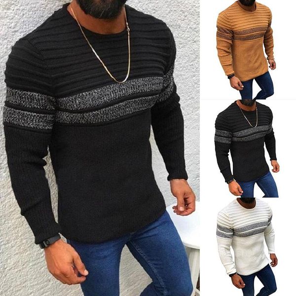 men's sweaters slim fit o-neck sweater thick long sleeve pullover knitted crew neck men pullovers knitsweater, White;black
men's sweaters slim fit o-neck sweater thick long sleeve pullover knitted crew neck men pullovers knitsweater, White;black