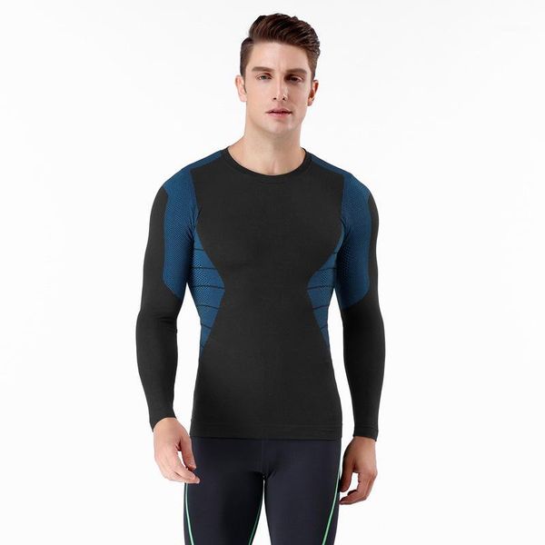 running jerseys 2021 style men seamless knitting tight sports long sleeve1, Black;blue
running jerseys 2021 style men seamless knitting tight sports long sleeve1, Black;blue