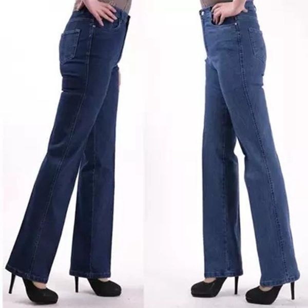 women jeans high waist straight elastic plus size lady pants supersize 42 mother trousers drop shipping, Blue
women jeans high waist straight elastic plus size lady pants supersize 42 mother trousers drop shipping, Blue