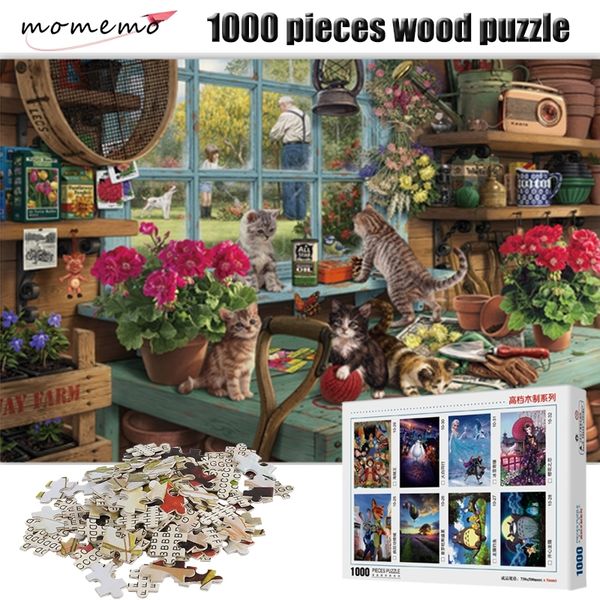 momemo curious cat puzzle 1000 pieces wooden entertainment jigsaw puzzle for children's educational toys puzzle game y200421
momemo curious cat puzzle 1000 pieces wooden entertainment jigsaw puzzle for children's educational toys puzzle game y200421