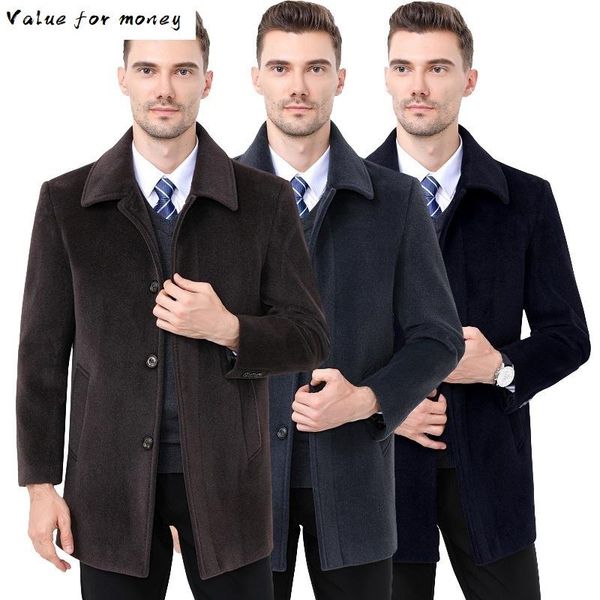 new luxury products fall / winter 2020 men's jacket middle aged and elderly casual dad's lapel cashmere coat, Black
new luxury products fall / winter 2020 men's jacket middle aged and elderly casual dad's lapel cashmere coat, Black