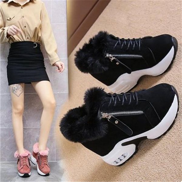new women boots platform zip women shoes plush warm snow boots female winter chunky wedges sneakers booties1, Black
new women boots platform zip women shoes plush warm snow boots female winter chunky wedges sneakers booties1, Black