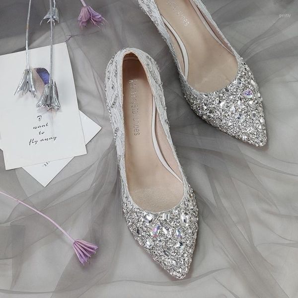 wedding shoes female new crystal shoes princess diamond silver bride shoe tip medium-heeled banquet high-heeled1, Black
wedding shoes female new crystal shoes princess diamond silver bride shoe tip medium-heeled banquet high-heeled1, Black