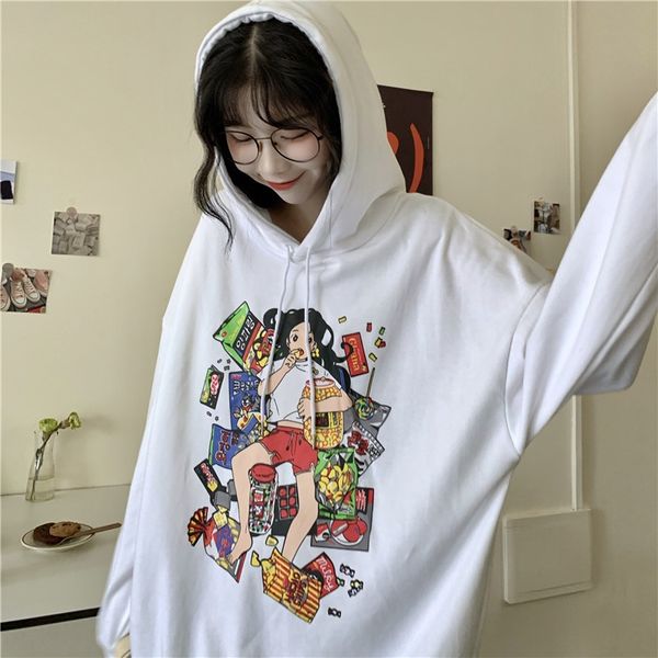6535 cotton thin hooded spring and autumn long sleeve clothes girl student casual sweater clothing sweater bottom coat girl fcr8j, White
6535 cotton thin hooded spring and autumn long sleeve clothes girl student casual sweater clothing sweater bottom coat girl fcr8j, White